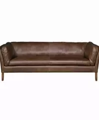 Large 2 Seater Sofa - Espresso Leather